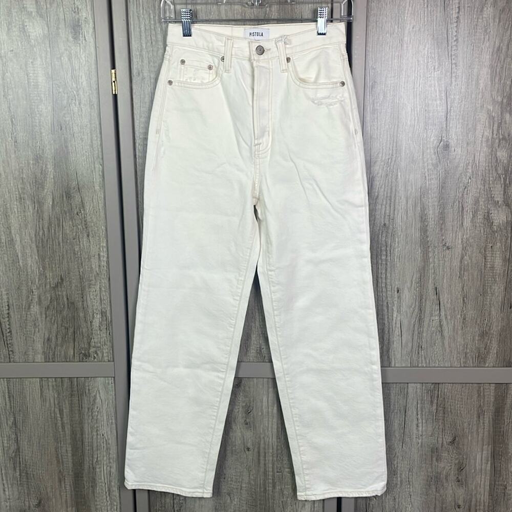 New! Pistola Cassie Crop Super High Rise Straight Crop Women's 25